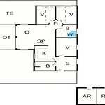 Three-Bedroom Holiday home in Blåvand 45 Vakantiehuis Ho